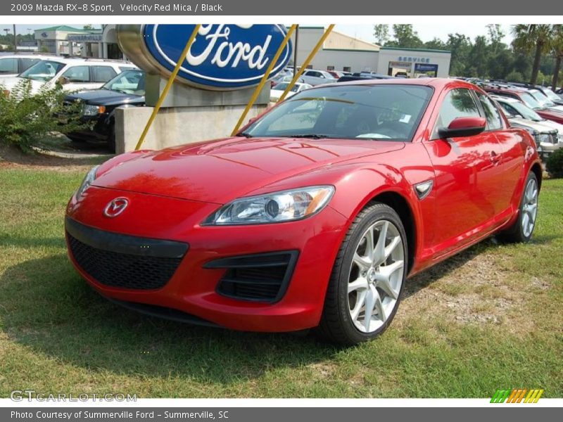 Velocity Red Mica / Black 2009 Mazda RX-8 Sport