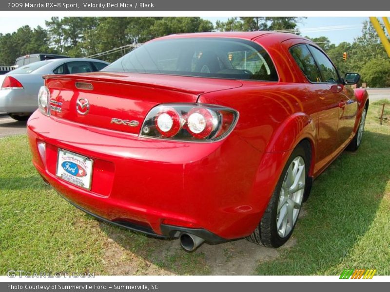 Velocity Red Mica / Black 2009 Mazda RX-8 Sport