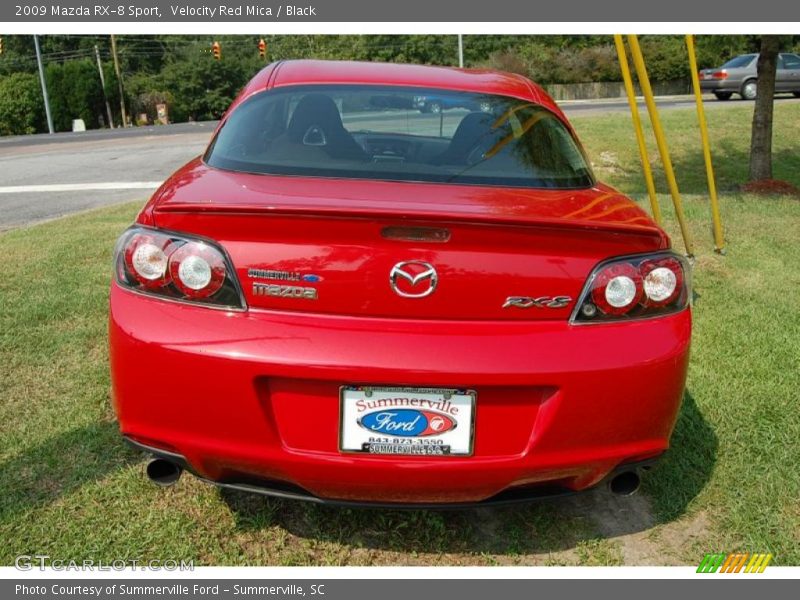 Velocity Red Mica / Black 2009 Mazda RX-8 Sport