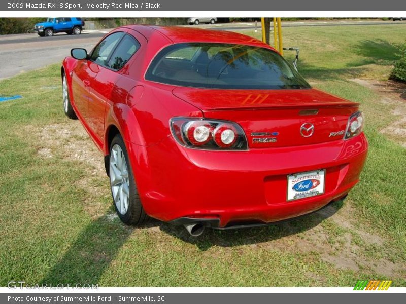 Velocity Red Mica / Black 2009 Mazda RX-8 Sport