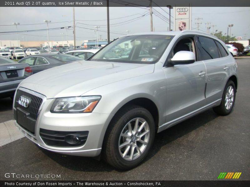 Ice Silver Metallic / Black 2011 Audi Q5 2.0T quattro