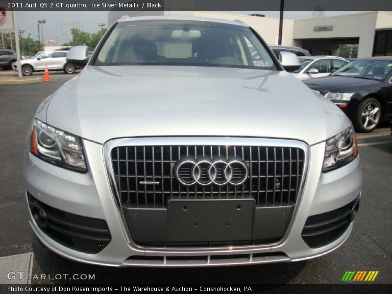 Ice Silver Metallic / Black 2011 Audi Q5 2.0T quattro