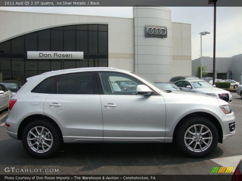 Ice Silver Metallic / Black 2011 Audi Q5 2.0T quattro
