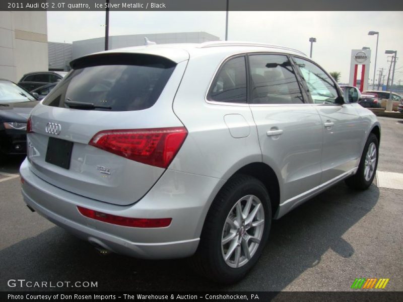 Ice Silver Metallic / Black 2011 Audi Q5 2.0T quattro