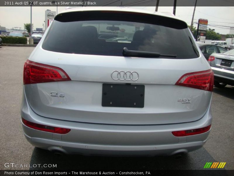 Ice Silver Metallic / Black 2011 Audi Q5 2.0T quattro