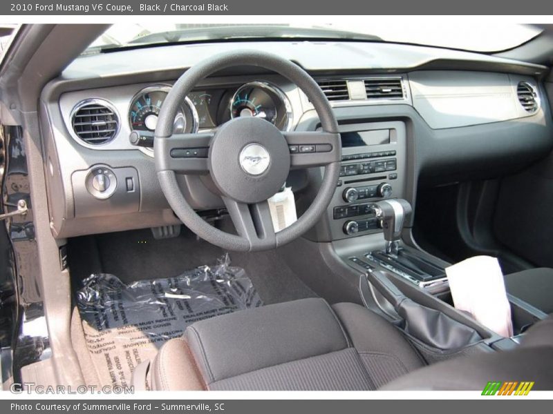 Black / Charcoal Black 2010 Ford Mustang V6 Coupe