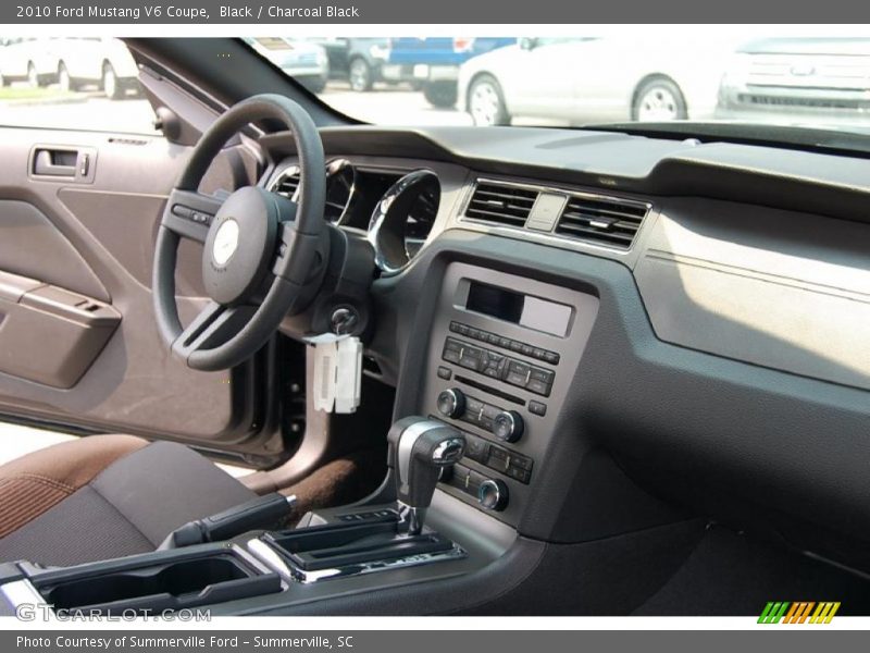 Black / Charcoal Black 2010 Ford Mustang V6 Coupe