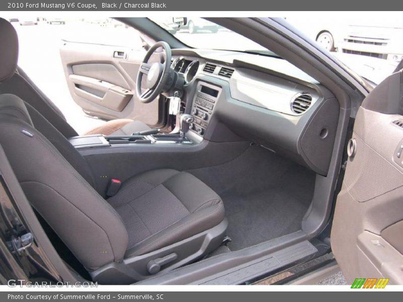 Black / Charcoal Black 2010 Ford Mustang V6 Coupe