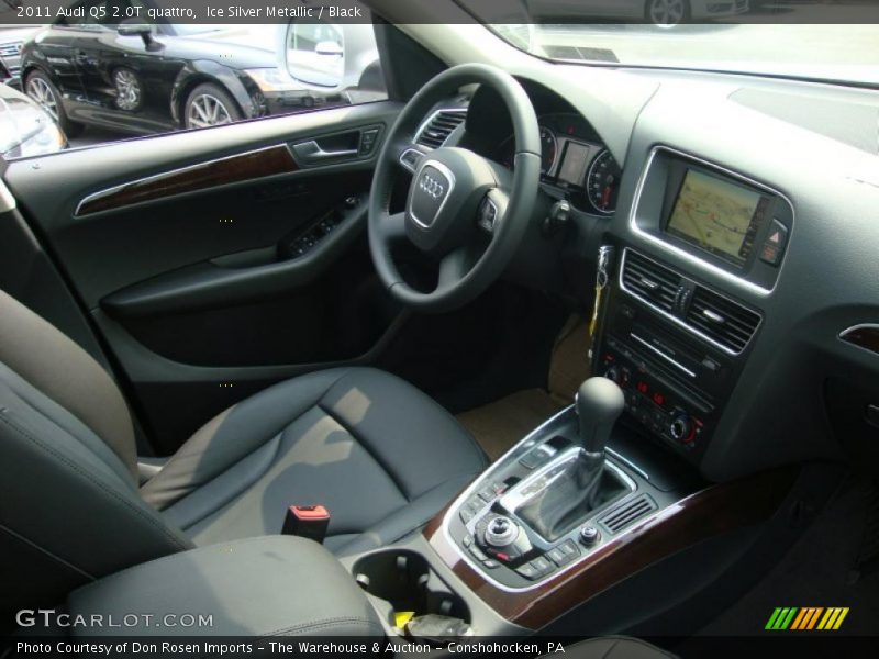 Ice Silver Metallic / Black 2011 Audi Q5 2.0T quattro