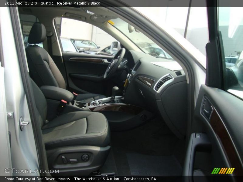Ice Silver Metallic / Black 2011 Audi Q5 2.0T quattro