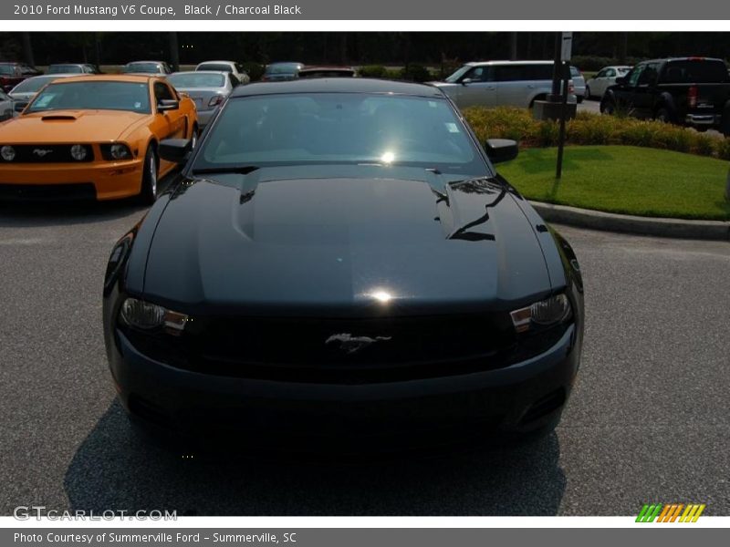 Black / Charcoal Black 2010 Ford Mustang V6 Coupe