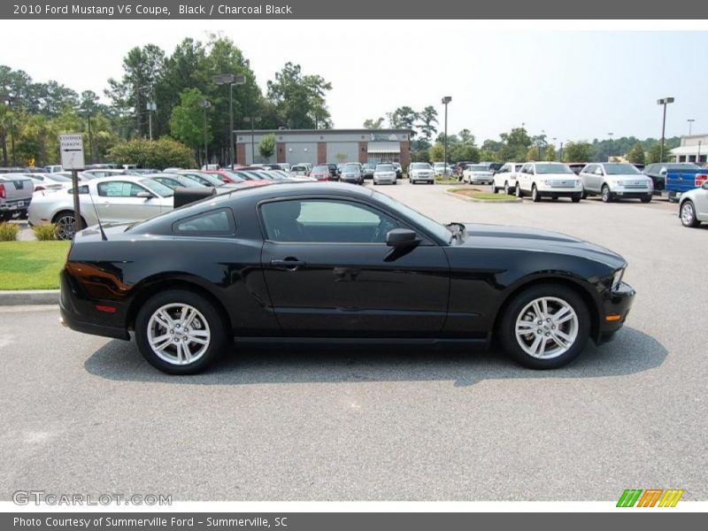 Black / Charcoal Black 2010 Ford Mustang V6 Coupe