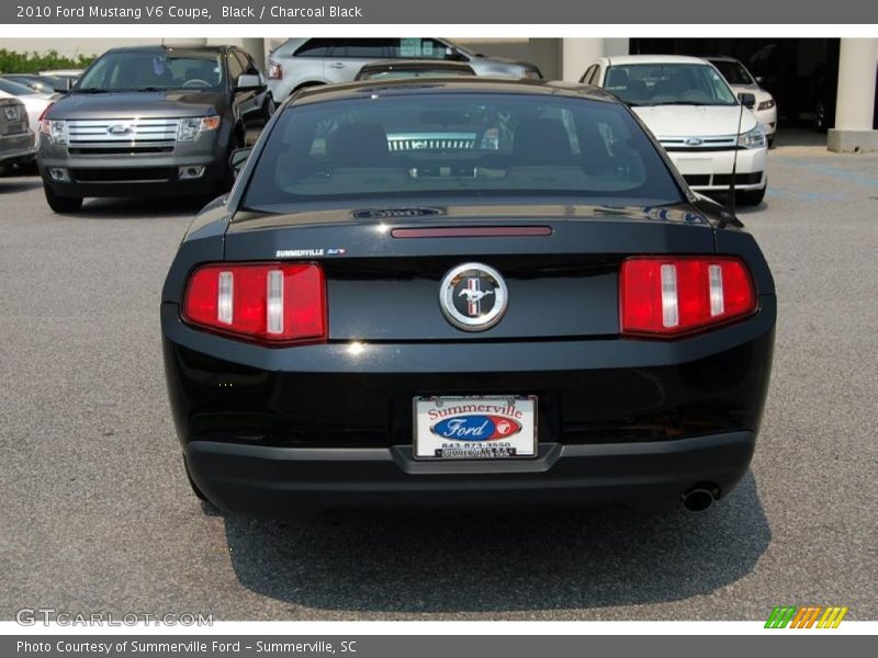 Black / Charcoal Black 2010 Ford Mustang V6 Coupe