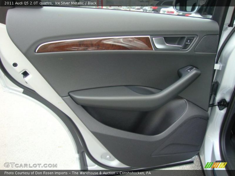Ice Silver Metallic / Black 2011 Audi Q5 2.0T quattro