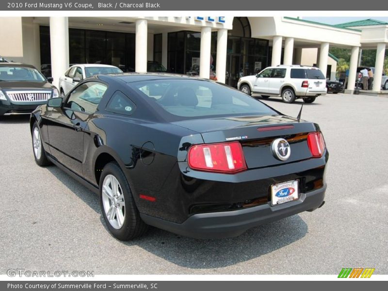 Black / Charcoal Black 2010 Ford Mustang V6 Coupe