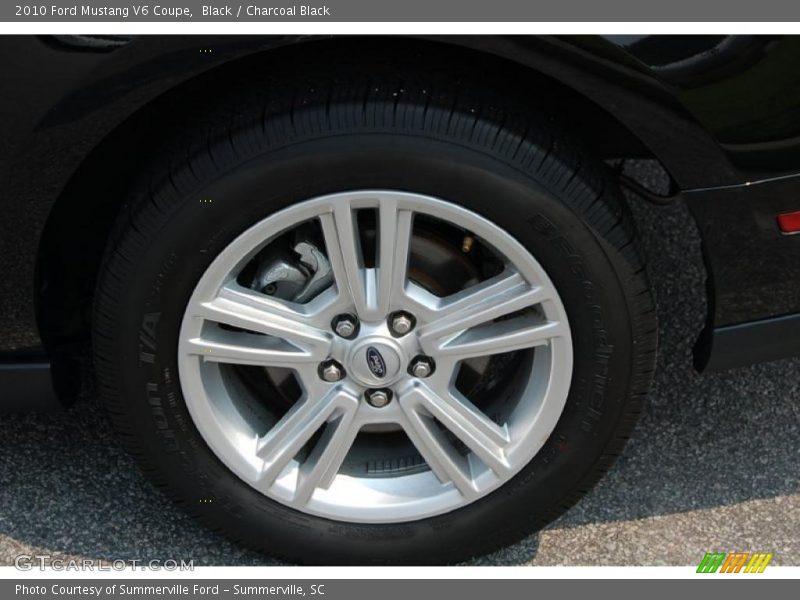 Black / Charcoal Black 2010 Ford Mustang V6 Coupe