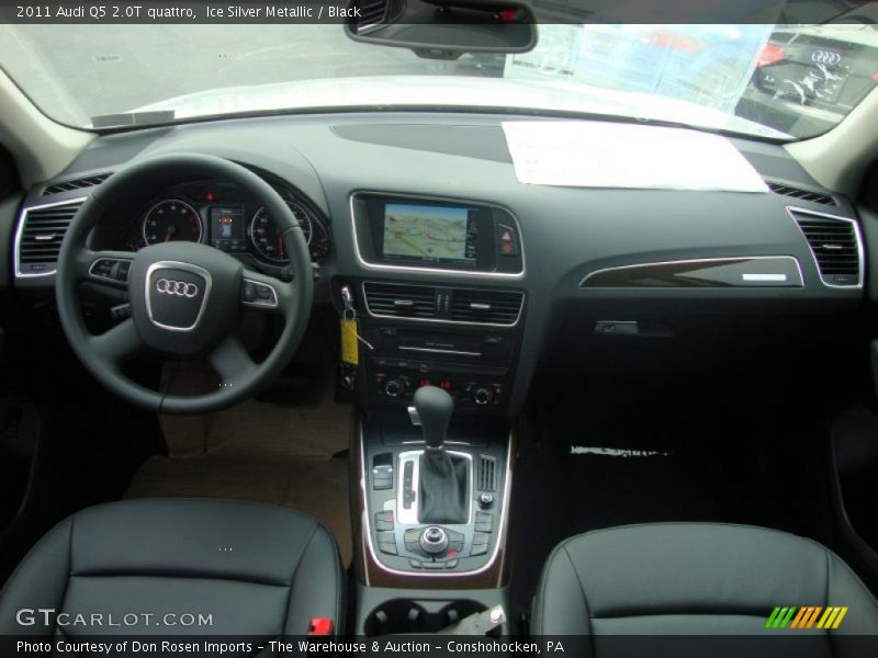 Ice Silver Metallic / Black 2011 Audi Q5 2.0T quattro