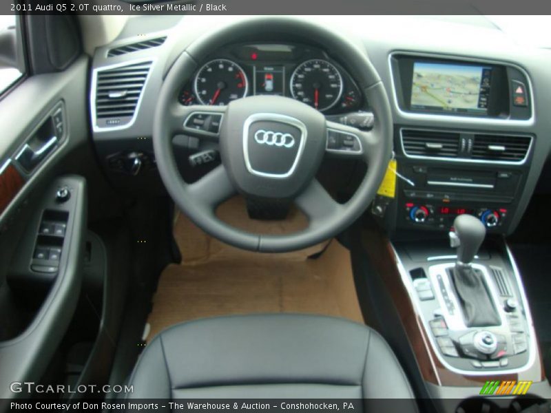 Ice Silver Metallic / Black 2011 Audi Q5 2.0T quattro