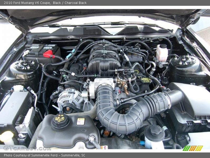 Black / Charcoal Black 2010 Ford Mustang V6 Coupe