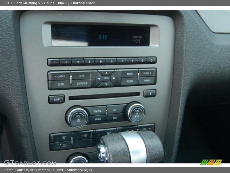 Black / Charcoal Black 2010 Ford Mustang V6 Coupe