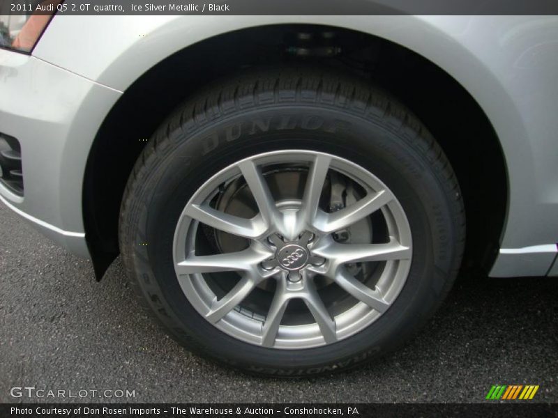 Ice Silver Metallic / Black 2011 Audi Q5 2.0T quattro