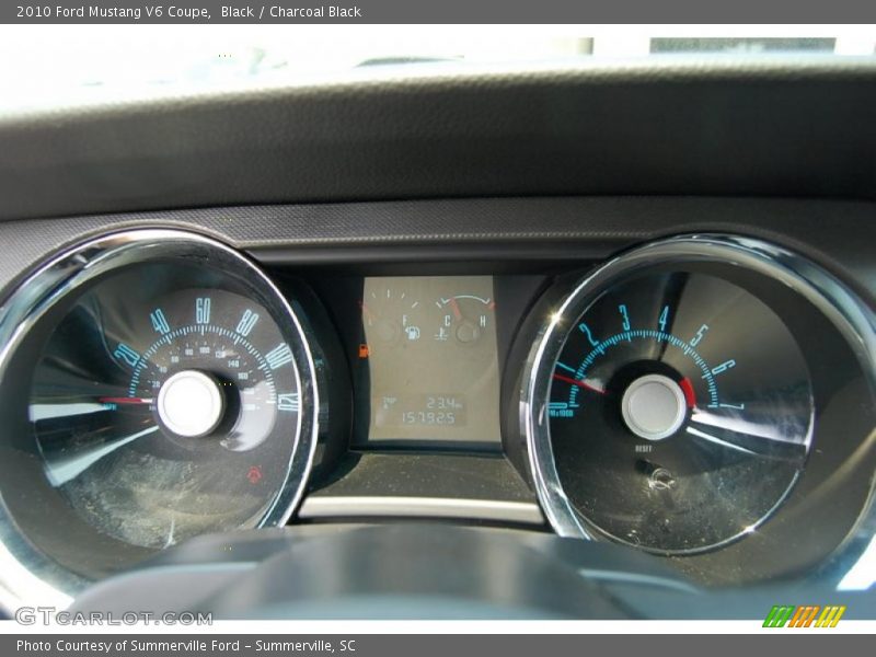 Black / Charcoal Black 2010 Ford Mustang V6 Coupe