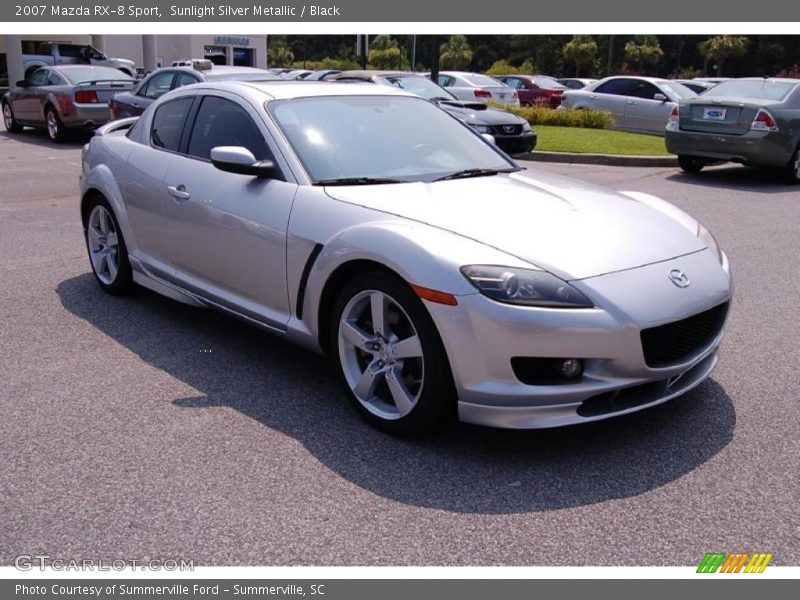 Sunlight Silver Metallic / Black 2007 Mazda RX-8 Sport