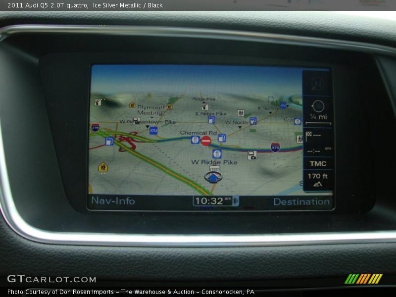 Ice Silver Metallic / Black 2011 Audi Q5 2.0T quattro