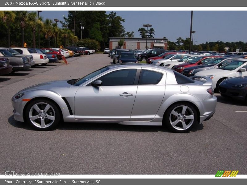 Sunlight Silver Metallic / Black 2007 Mazda RX-8 Sport