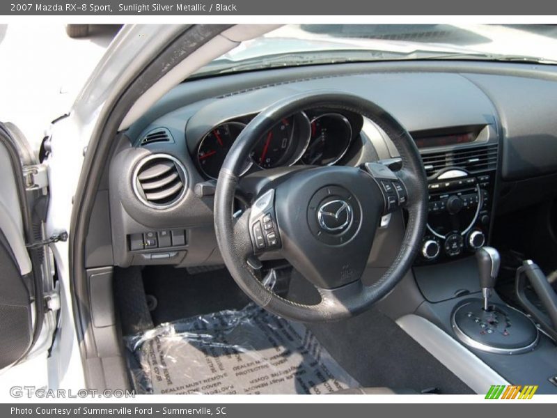 Sunlight Silver Metallic / Black 2007 Mazda RX-8 Sport