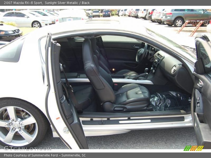 Sunlight Silver Metallic / Black 2007 Mazda RX-8 Sport