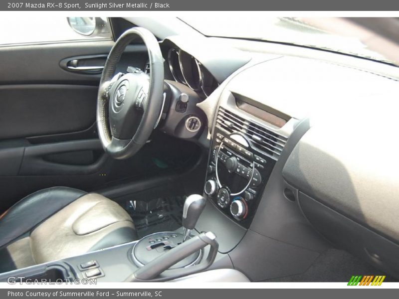 Sunlight Silver Metallic / Black 2007 Mazda RX-8 Sport