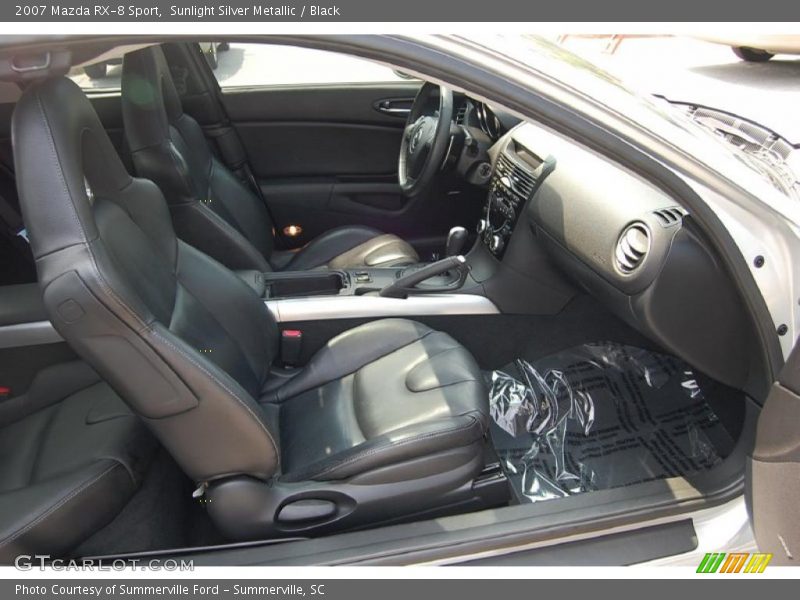 Sunlight Silver Metallic / Black 2007 Mazda RX-8 Sport