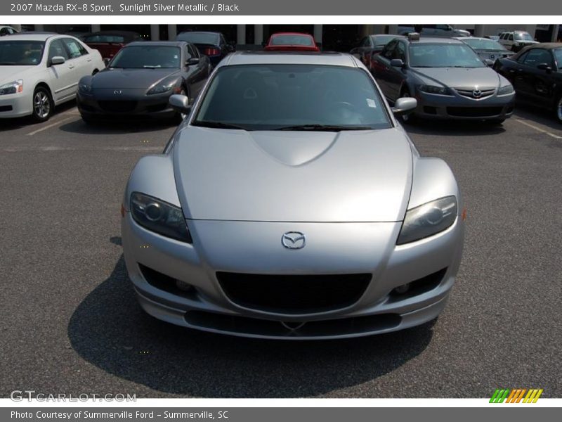 Sunlight Silver Metallic / Black 2007 Mazda RX-8 Sport