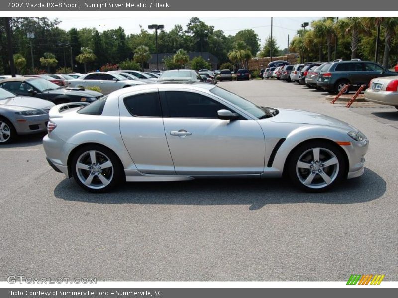 Sunlight Silver Metallic / Black 2007 Mazda RX-8 Sport