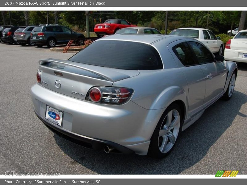 Sunlight Silver Metallic / Black 2007 Mazda RX-8 Sport