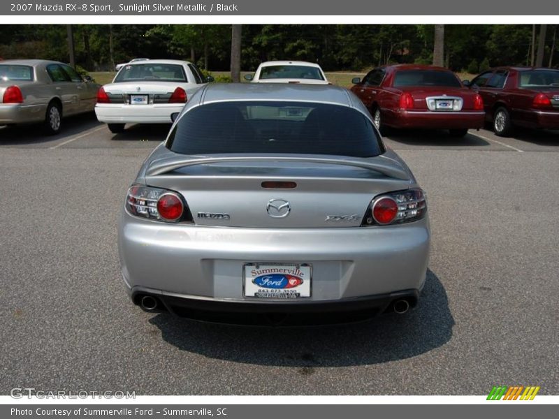 Sunlight Silver Metallic / Black 2007 Mazda RX-8 Sport
