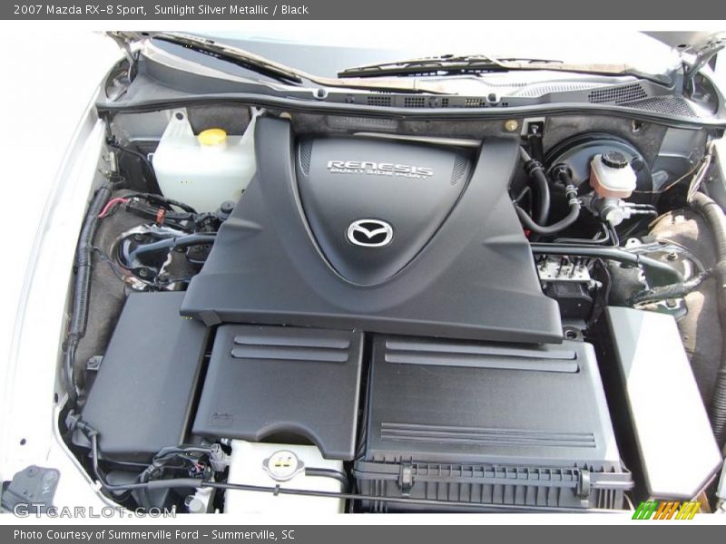 Sunlight Silver Metallic / Black 2007 Mazda RX-8 Sport