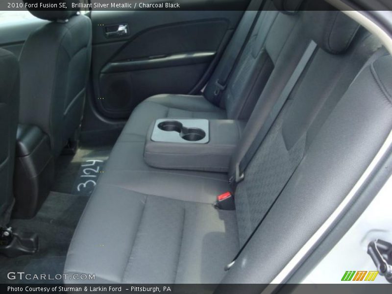 Brilliant Silver Metallic / Charcoal Black 2010 Ford Fusion SE