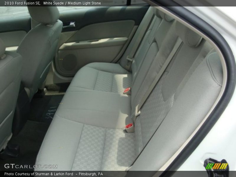 White Suede / Medium Light Stone 2010 Ford Fusion SE