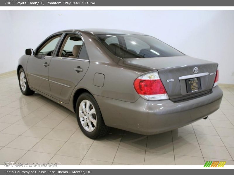 Phantom Gray Pearl / Taupe 2005 Toyota Camry LE