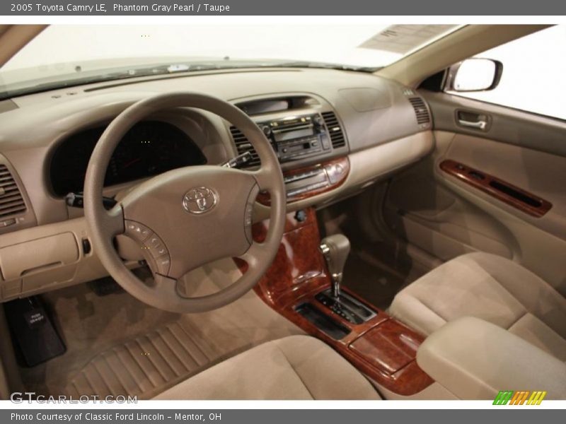 Phantom Gray Pearl / Taupe 2005 Toyota Camry LE
