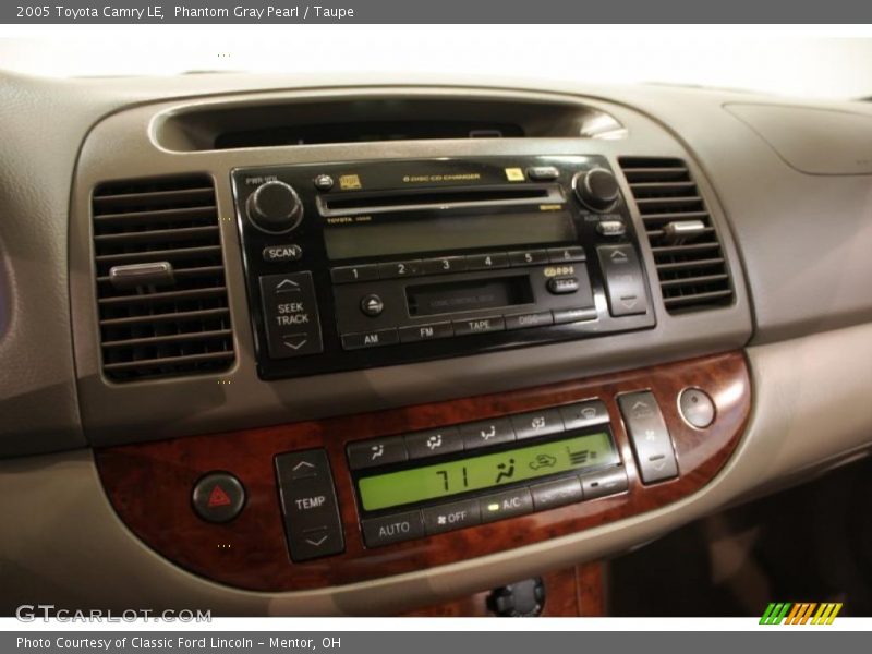 Phantom Gray Pearl / Taupe 2005 Toyota Camry LE