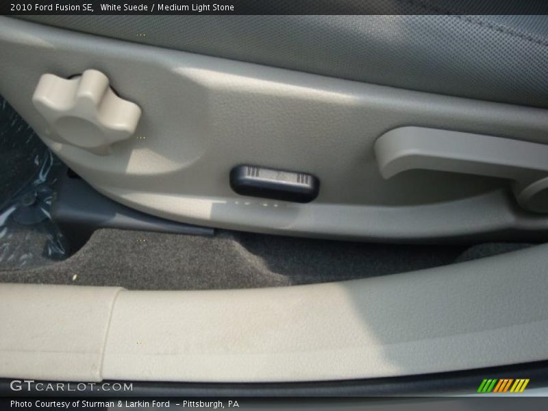 White Suede / Medium Light Stone 2010 Ford Fusion SE