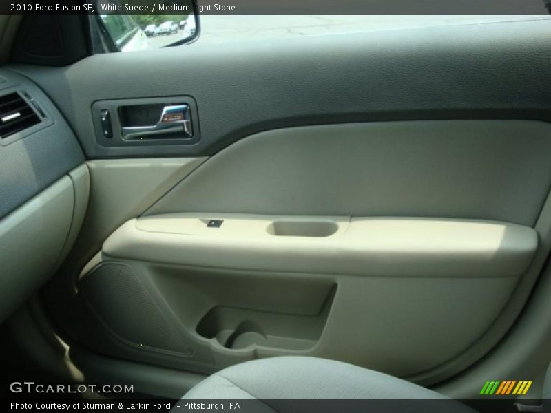 White Suede / Medium Light Stone 2010 Ford Fusion SE