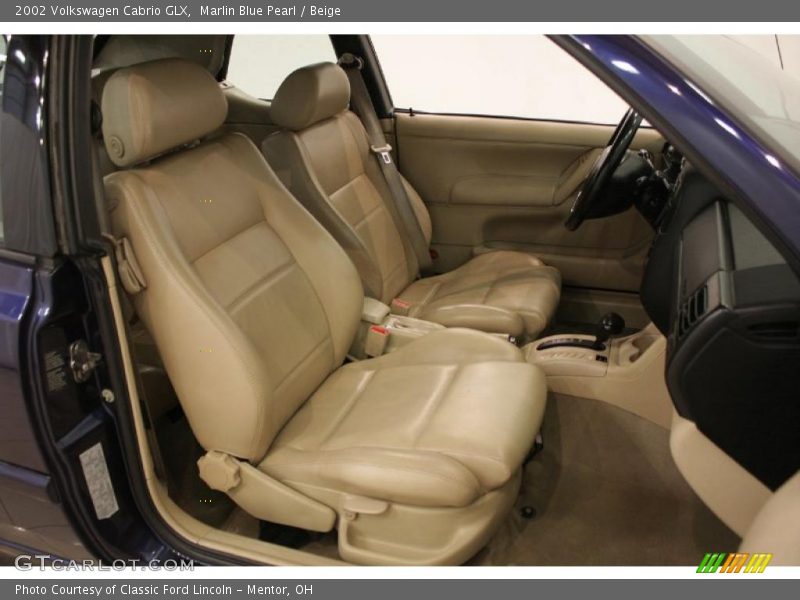Marlin Blue Pearl / Beige 2002 Volkswagen Cabrio GLX