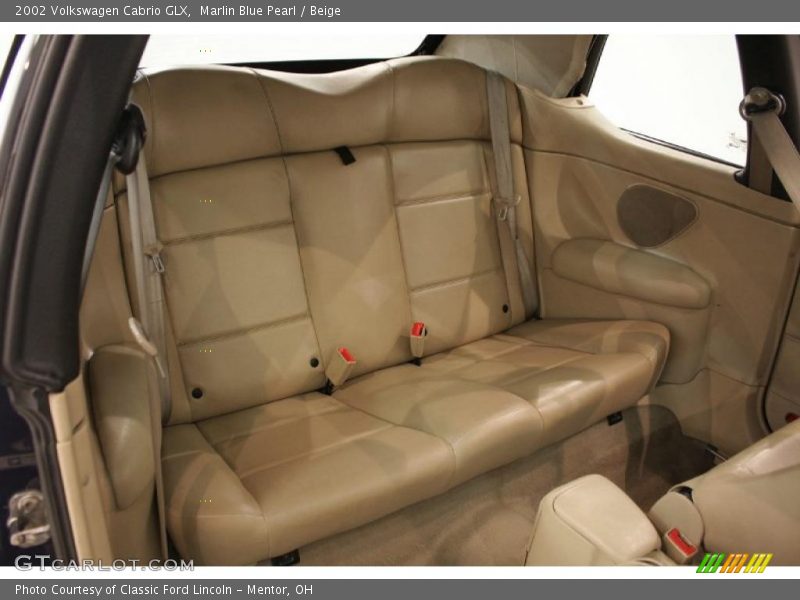 Marlin Blue Pearl / Beige 2002 Volkswagen Cabrio GLX