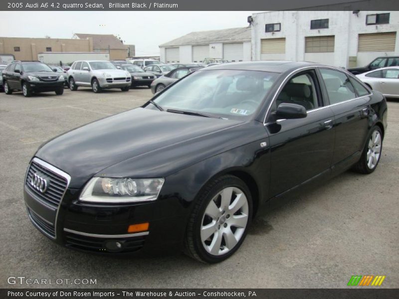 Brilliant Black / Platinum 2005 Audi A6 4.2 quattro Sedan