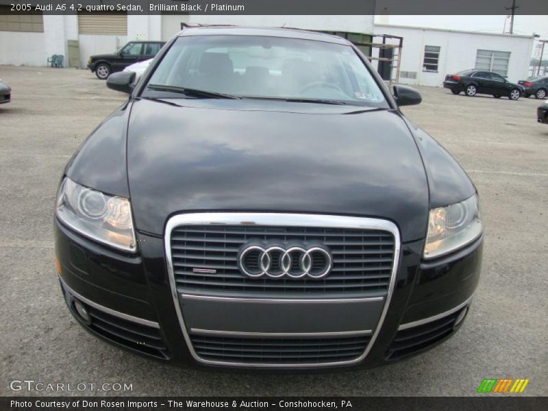 Brilliant Black / Platinum 2005 Audi A6 4.2 quattro Sedan