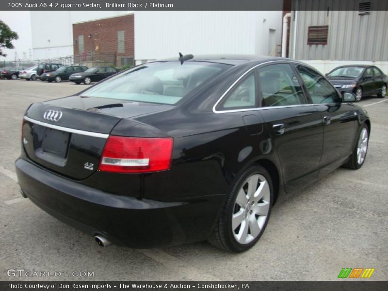 Brilliant Black / Platinum 2005 Audi A6 4.2 quattro Sedan
